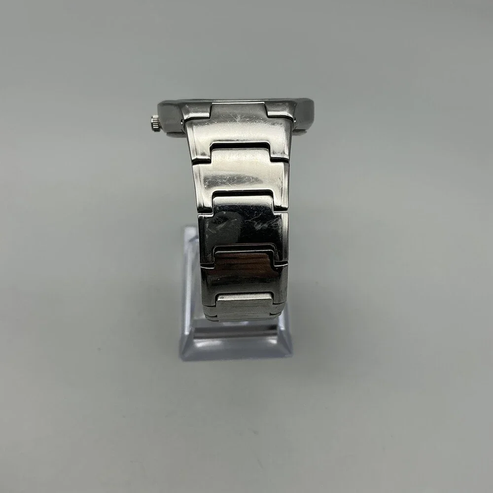 Armitron Womens Watch 38mm Blue Dial Stainless Crystals New Battery 6.75